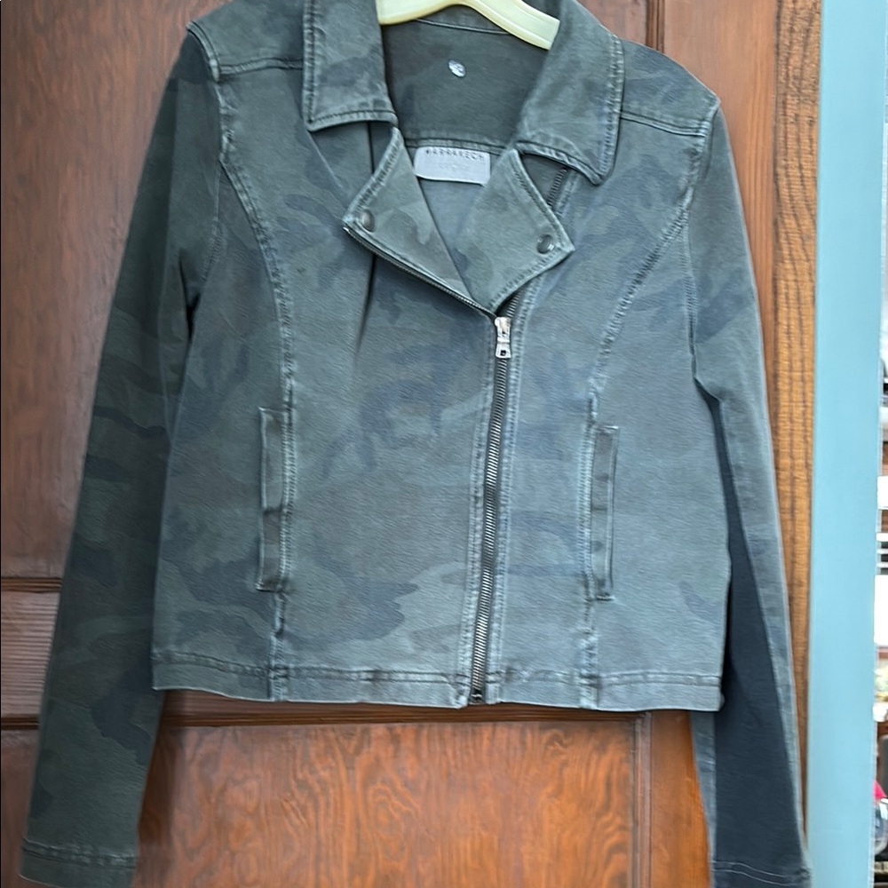 Marrakech Biker Style Camouflage Jacket